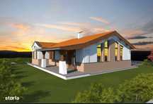 Casa  modernă pe un singur nivel, 150 mp,teren 500 mp,LIVEZENI