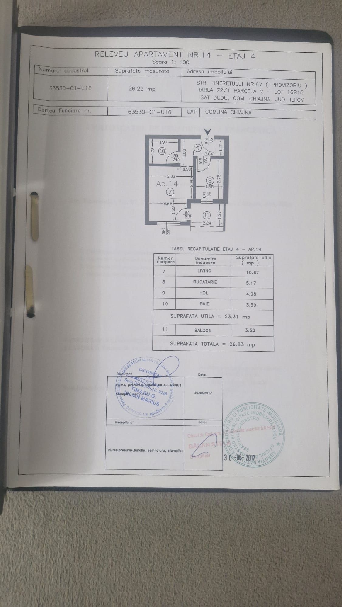 Garsoniera de vânzare În Militari Residence