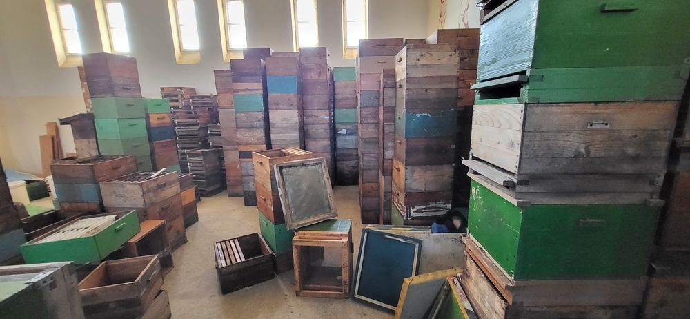 Vand stupi tratati cu parafina, rame, diferite dimensiuni