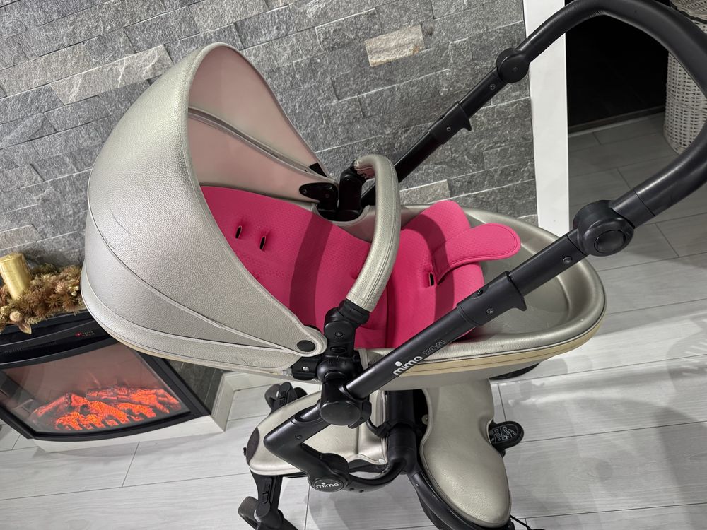 Carucior MimaXari, 3 in 1 + husa de iarna, manusi si husa de ploaie