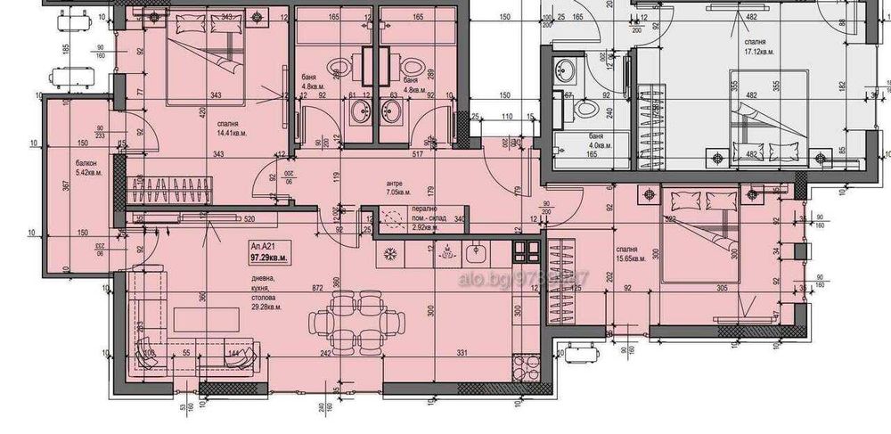 Продава се Тристаен апартамент в Пловдив, Христо Смирненски - 115 кв.м за 1227 €/кв.м - Снимка #1