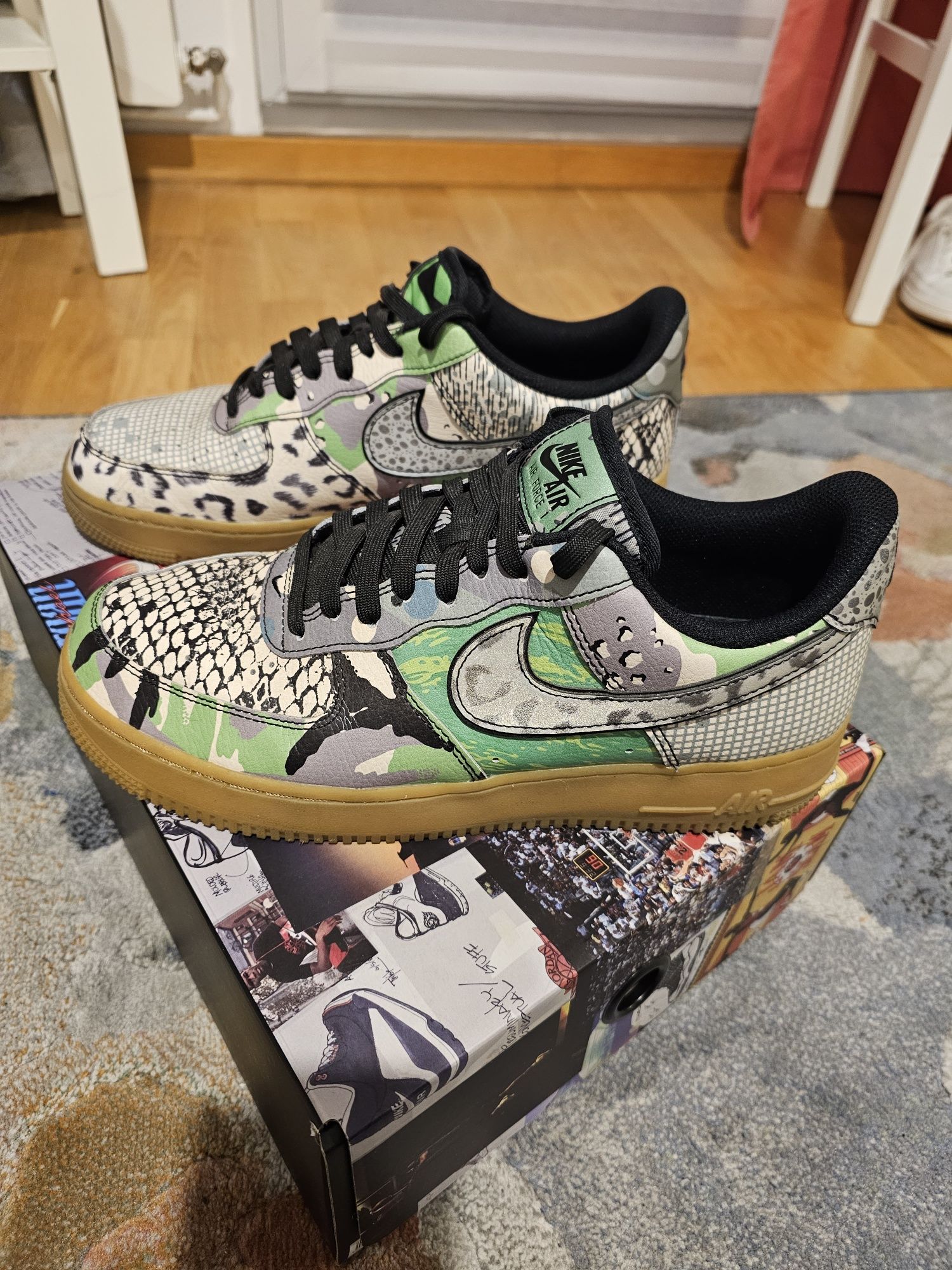 Nike Airforce 1 Animal Print