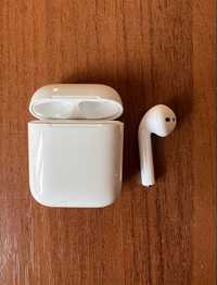 Наушники Air pods 2 (оргинал) левая сторона с кейсом