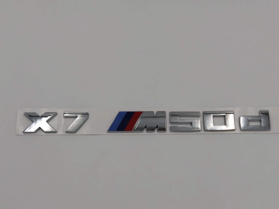 Set Embleme BMW X7M50d crom