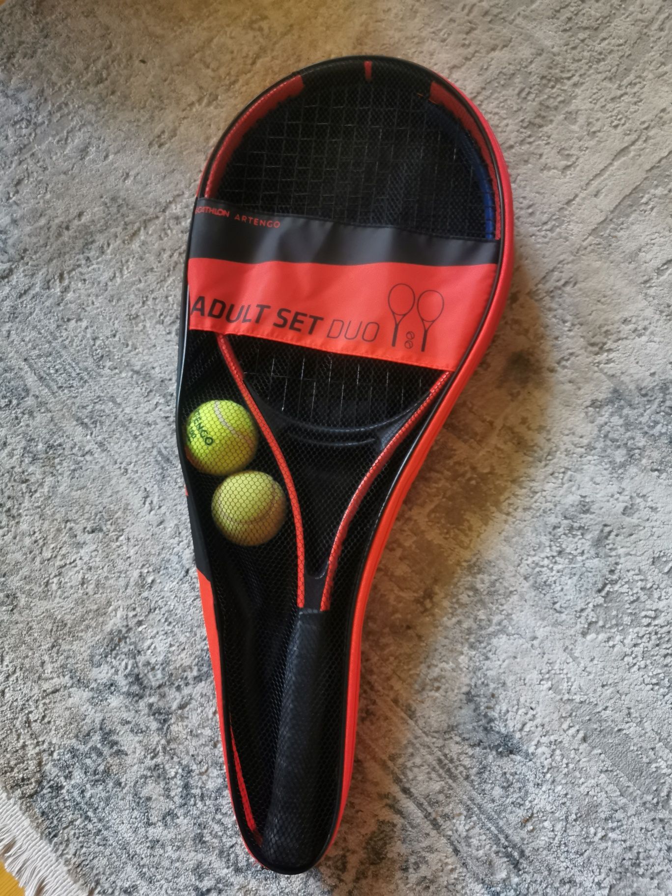 Комплект ракеток для тенниса в чехле, алюминиевые  Artengo TR110