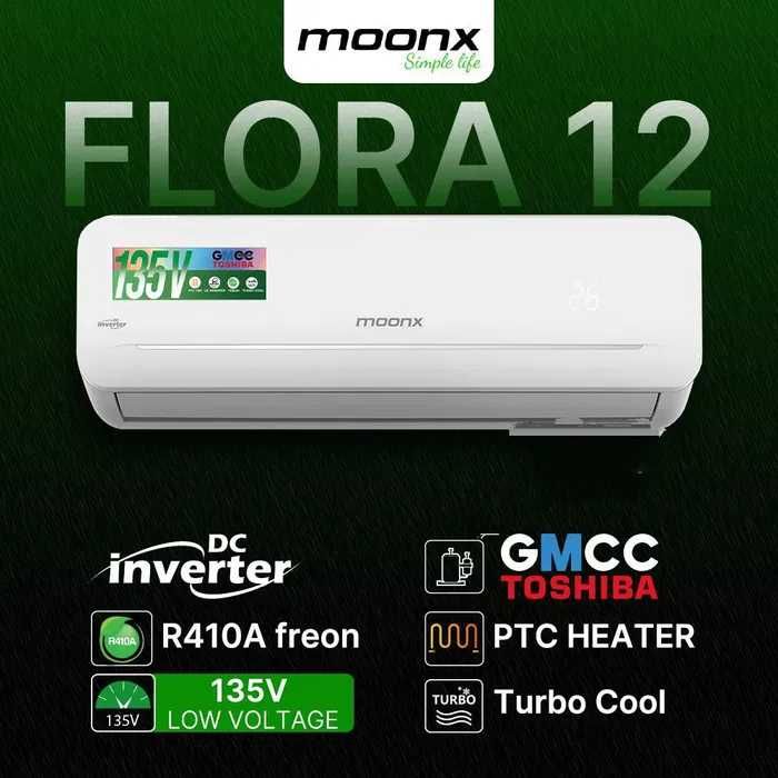 Кондиционер MoonX 12 DC Inverter/LOW VOLTAGE/С теном/Доставка