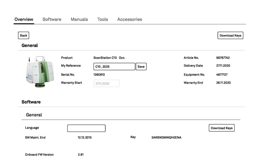 Scanner 3D Leica C10