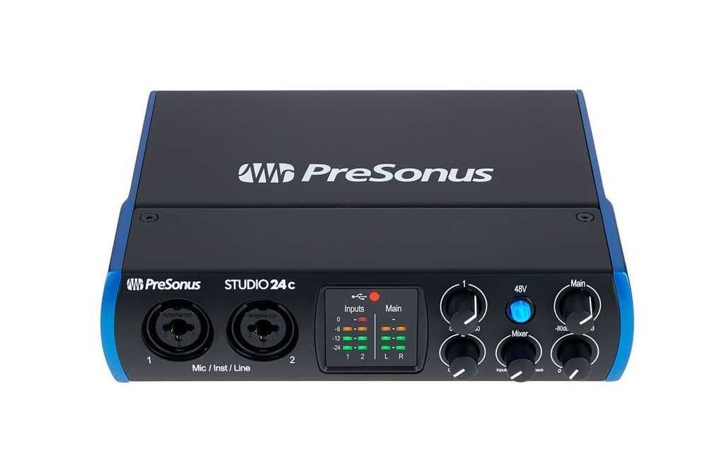 Профессиональная звуковая карта Presonus Studio 24C