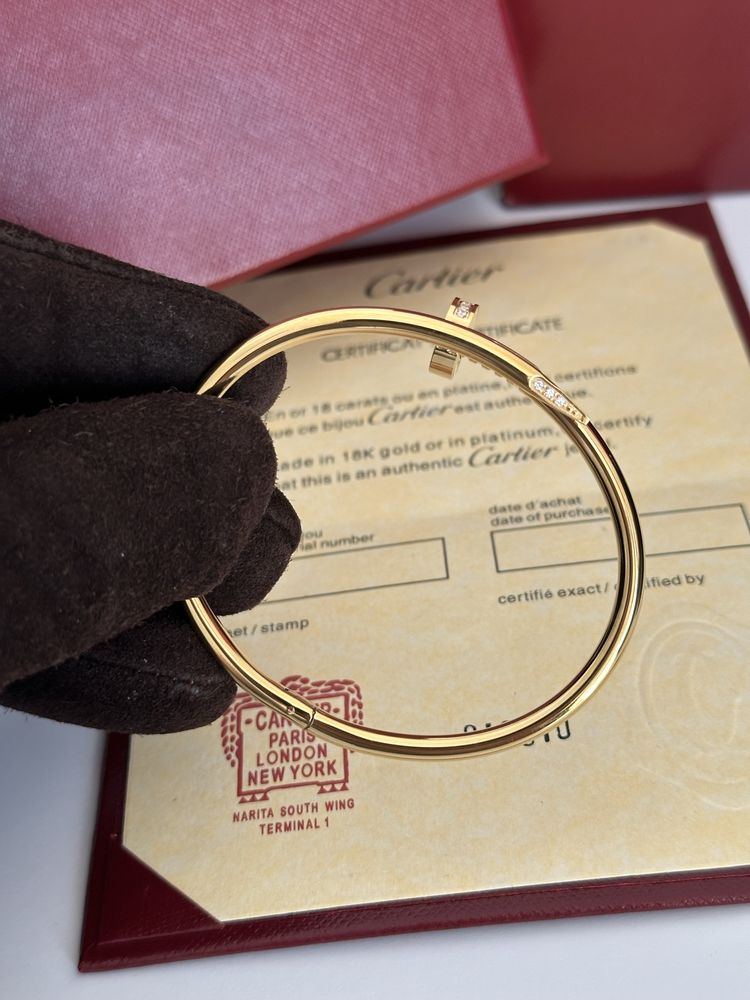 Brățară Cartier Juste un Clou 19 Gold 750 Diamond cu Cutie