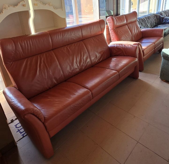 Set Canapele Piele Naturală