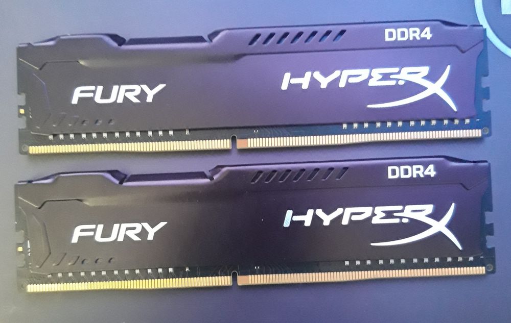 Kit memorie ram gaming / Kingston HyperX Fury Black  / 16gb / ddr4