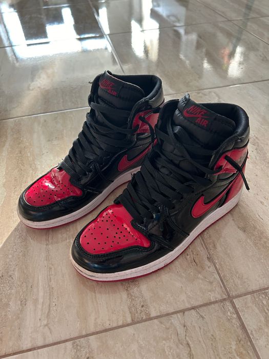 Jordan 1 patent bred, mărimea 38.5