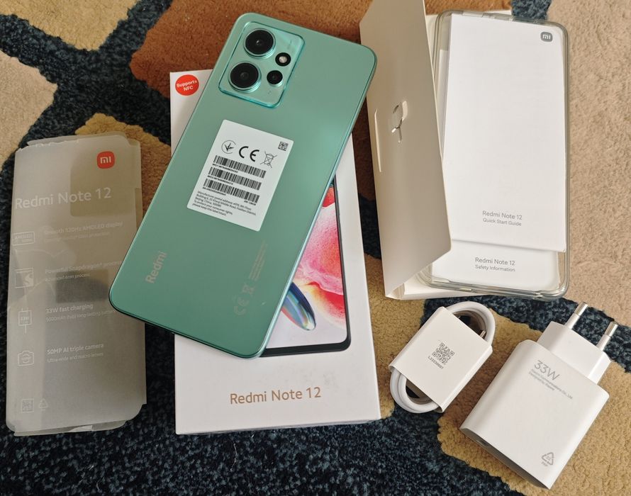 Xiaomi Redmi Note 12 + cutie si accesorii nefolosite