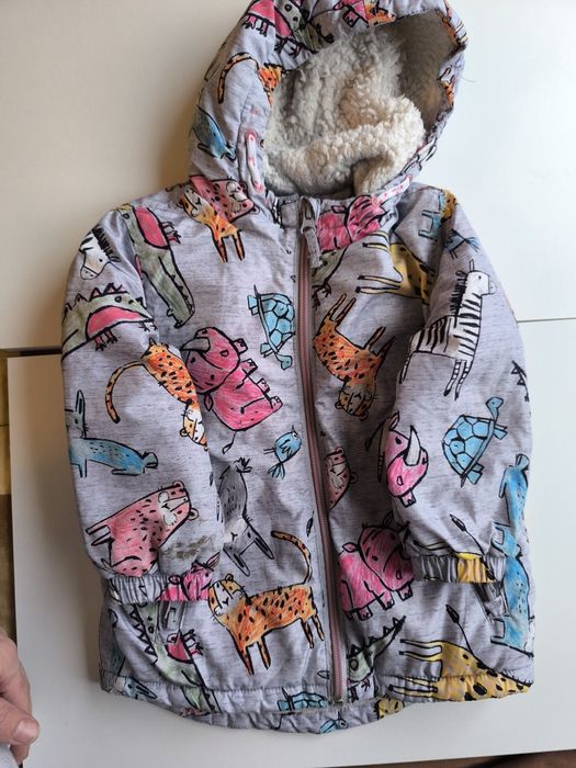 Geaca de iarna fetița 1-2 ani