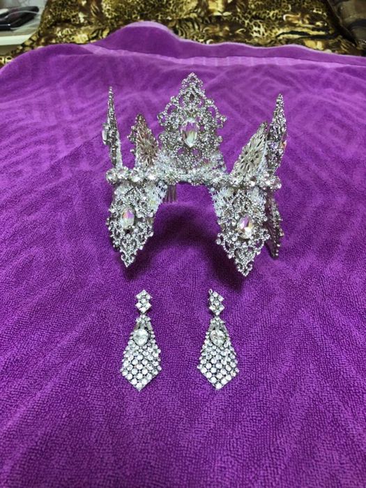 Свадебная корона в комплекте