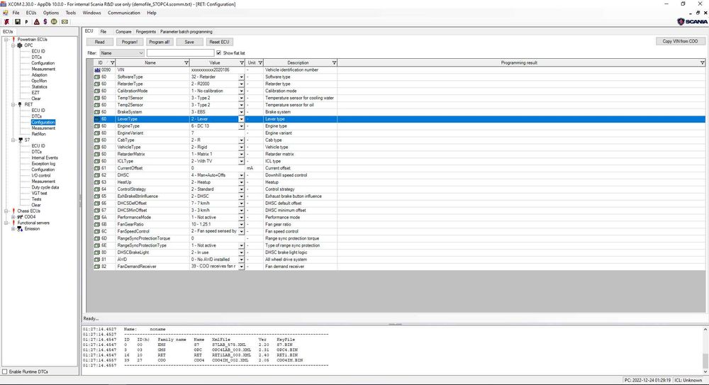 SCANIA VCI-3 диагностика