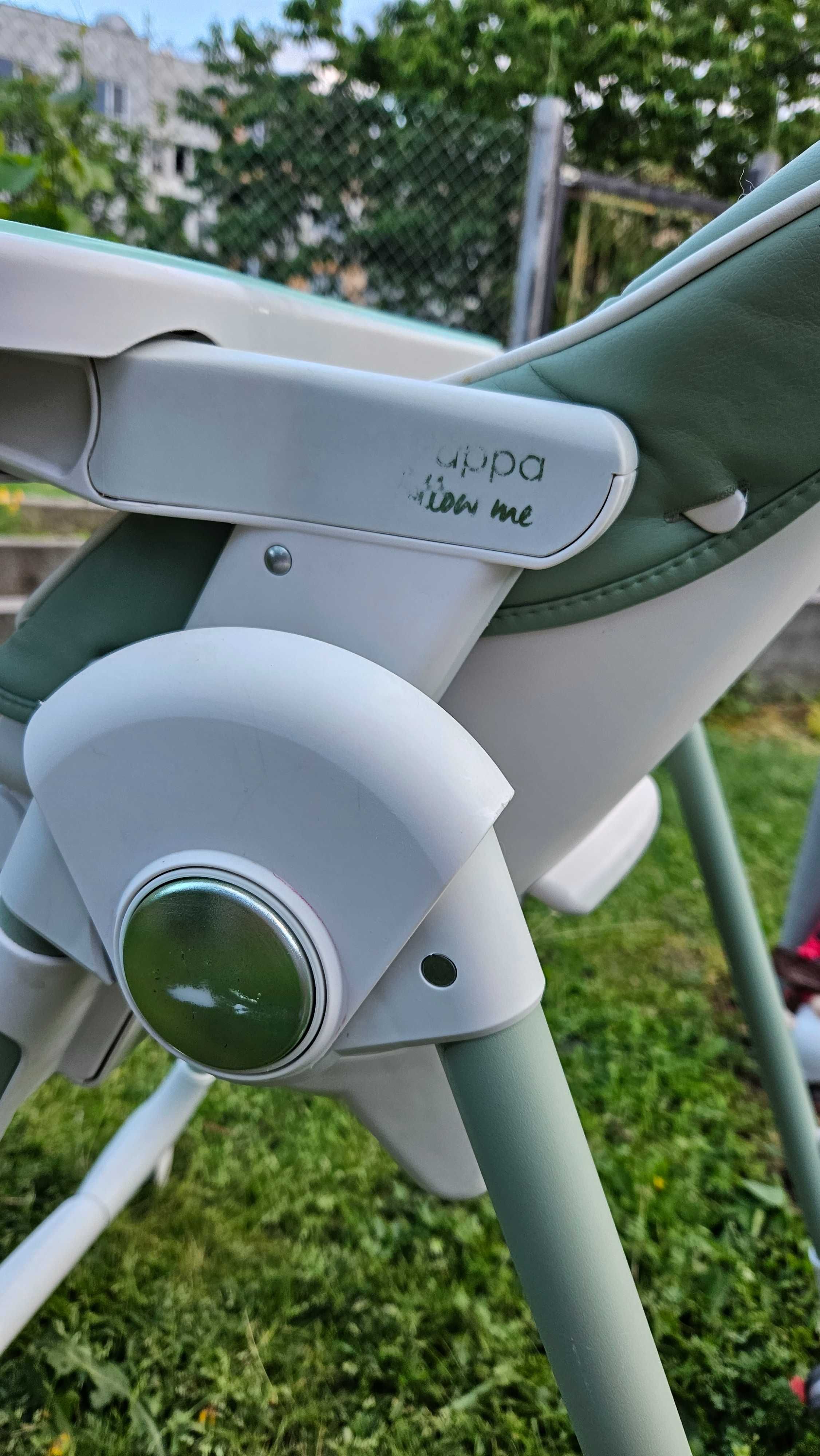 Peg Perego Детско Столче за хранене-шезлонг Prima Pappa Follow Me Mint