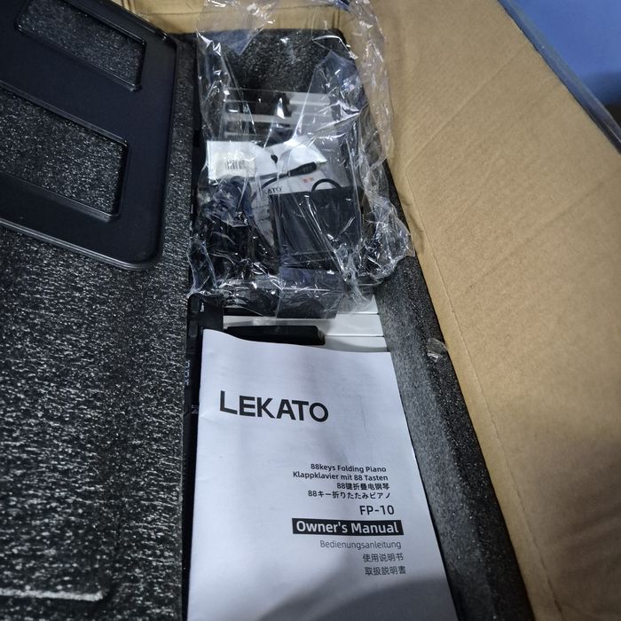 LEKATO 88-клавишно дигитално електронно  сгъваемо пиано