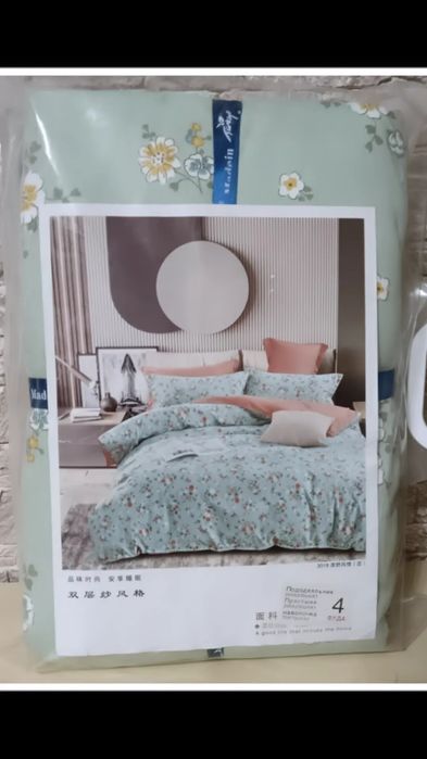 Постельное белье ( 2х спальные комплекты  по 10 тысяч тенге)