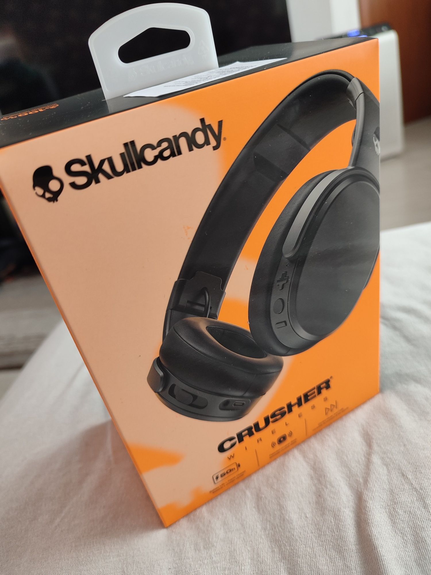 Нови Безжични слушалки с микрофон Skullcandy - Crusher Wireless, черни