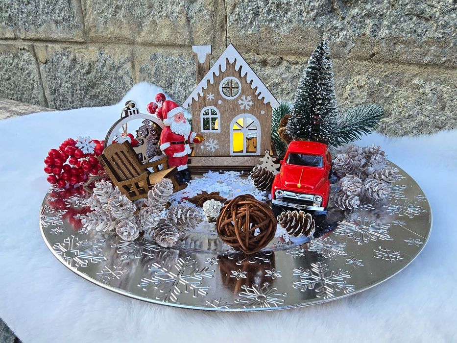 Decor festiv realizat manual