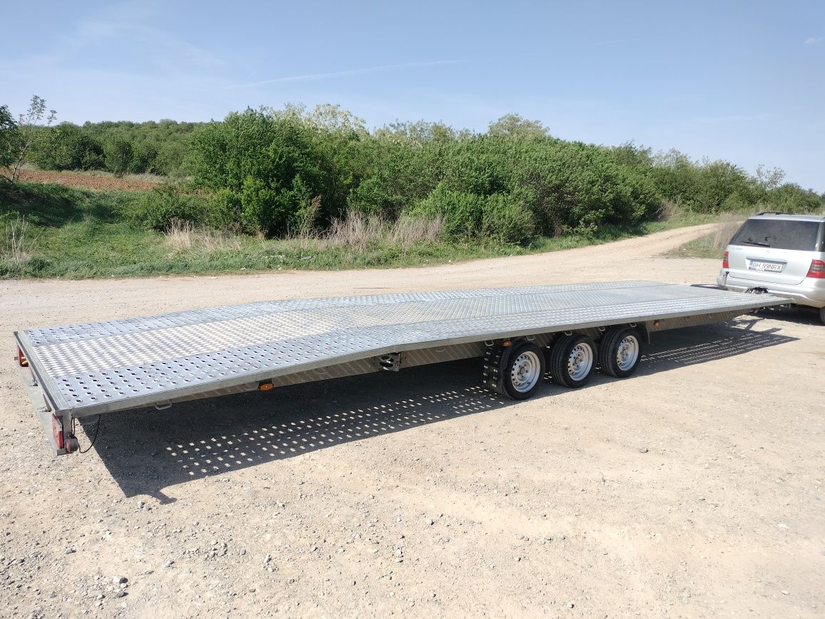 Platforma auto trailer 8.5m, 3 axe, 3.5t