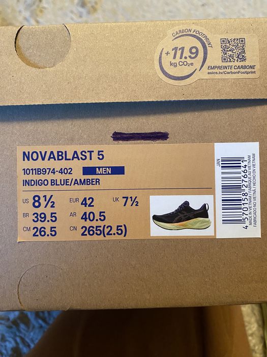 Asics novablast 5 42 номер