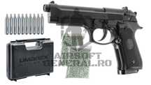 Set/Pachet Airsoft Beretta MOD .92 FS NBB + 1000 Bile + 10 CO2 + Cutie
