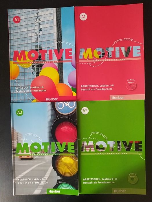 Учебници по немски Motive- A1, A2+CD