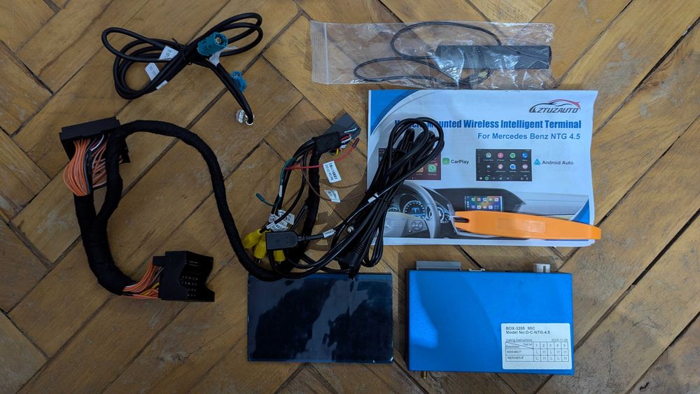 Безжичен Apple CarPlay / Android Auto Модул за Мерцедес NTG 4.5