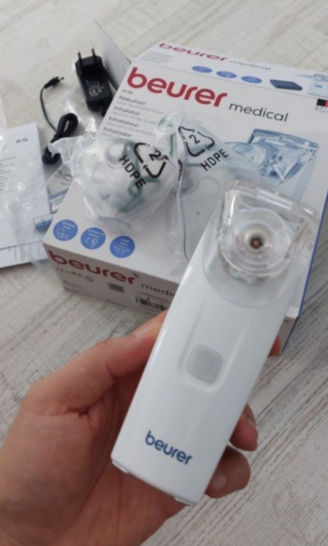Echipamente sport, Inhalator, Aerosol Beurer IH 55, autocuratare