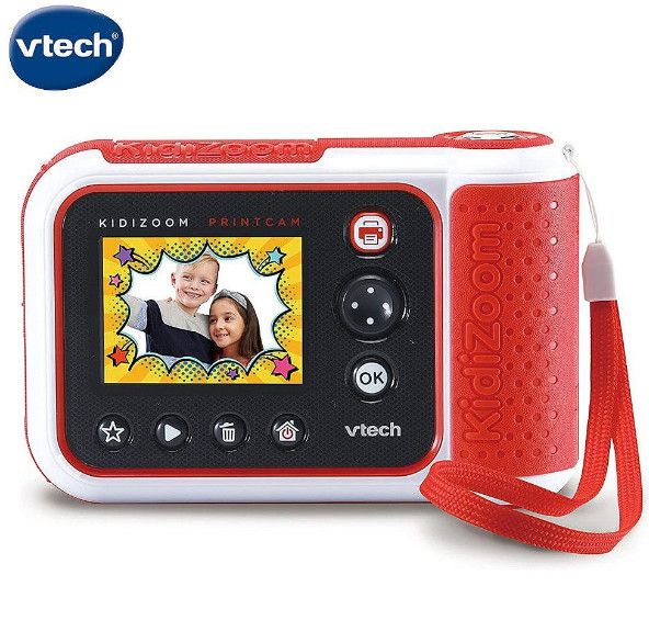 Детска камера VTech KidiZoom Print Cam, цифров фотоапарат с печат, по