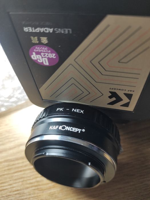 Adaptor K&F Concept de la montura K Pentax la montura E Sony