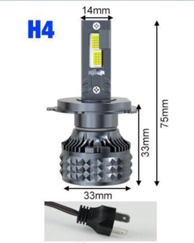 Becuri LED H4 Canbus 12V-24V 50000LM set 2buc