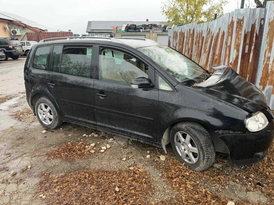 vw touran 2.0 tdi bkd на части кожа нави тоаран