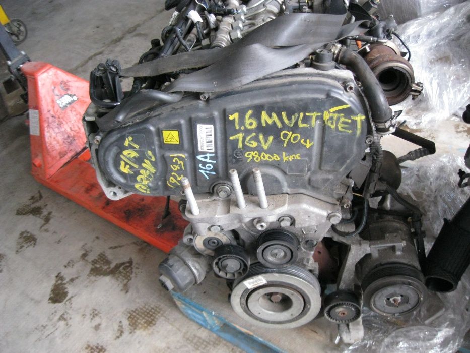 Motor 1,6JTD-Mult 198A-XM1B/6000*90CpCuAnexeFiatDobloBravo98000kmEu4&5
