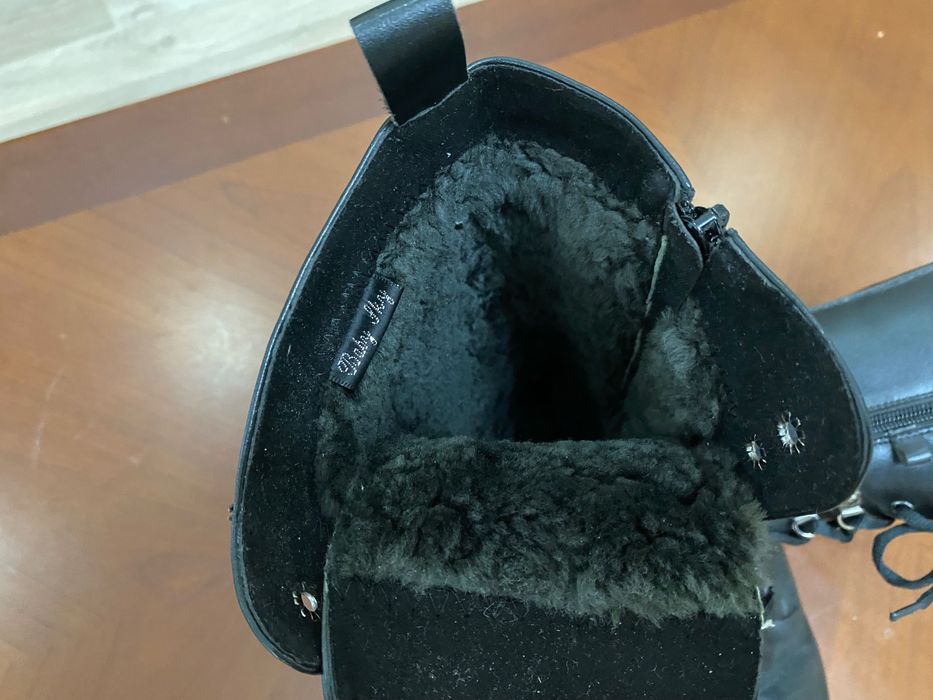 Ботинки 36р. сапоги берцы зимние на девочку