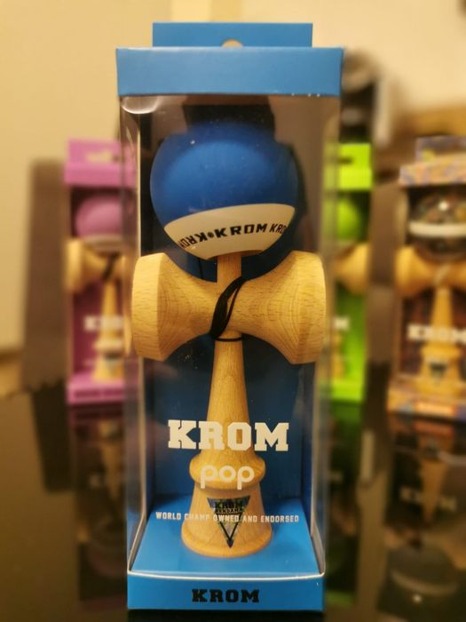 Kendama Krom albastru