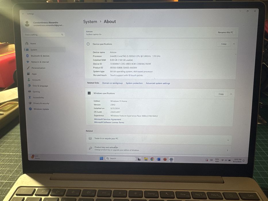 Laptop Surface Go TouchScreen