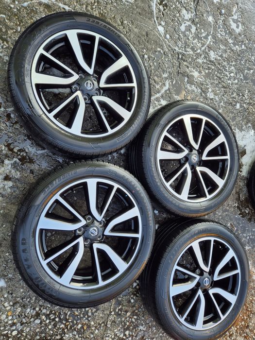 4бр алуминиеви джанти за Нисан Х трейл, кашкай/ 7ж Х 19/ ет 40/5Х114.3