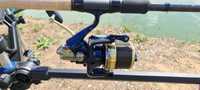 Lansete aero x5  3,96 m, 150g și mulinete shimano bull's eyes 5050