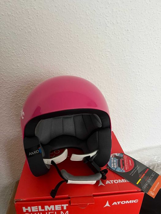 Casca ski schi snowboard Atomic Redster WC AMID FIS Pink M 56.5-57.5