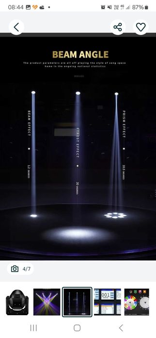 Moving head lumina disco