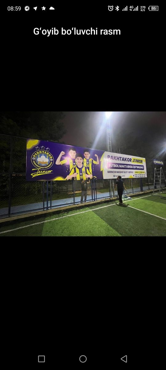 Reklama turdagi hammasi tayyorlanadi
