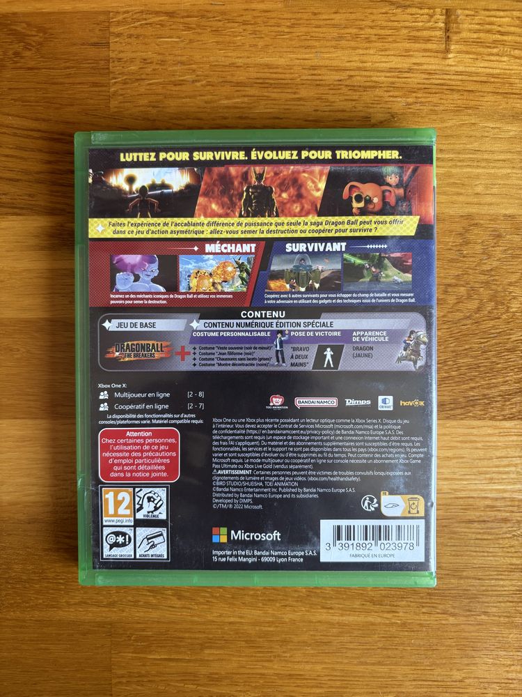 dragon ball the breakers xbox one