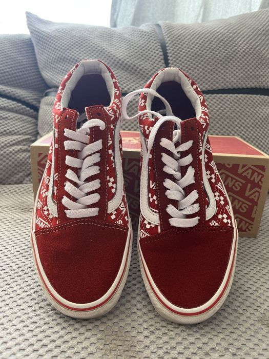 Vans old skool logo print