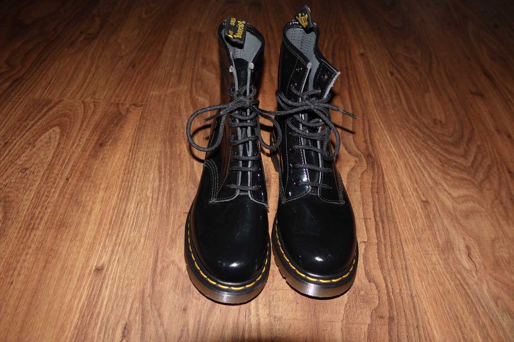 Ghete Dr. Martens 1460, Negre, Marimea 39, Stare foarte buna