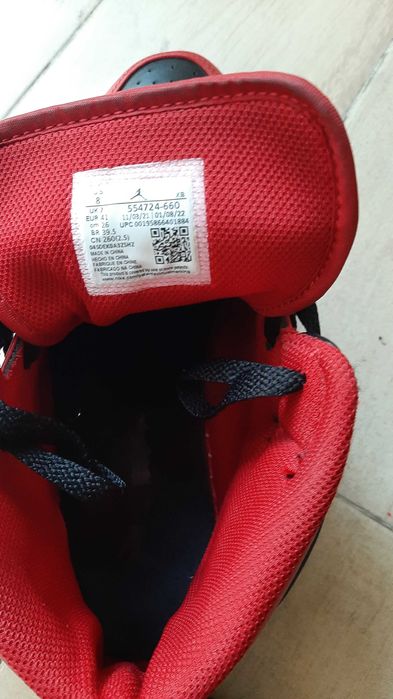 Air Jordan 1 Mid red black gym/reverse bred