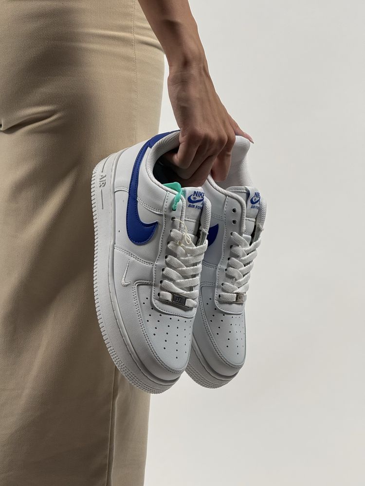 Nike Air force бели със синьо