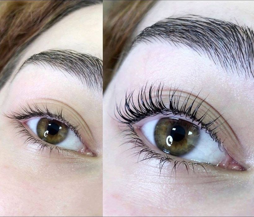 Ламинация ресниц и бровей. Оплата только за материал.